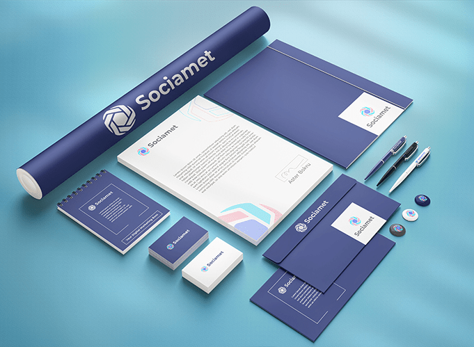 inside a town between two big buildings